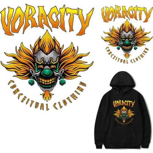 Skull Patches Iron-on Transfers Heat Press Appliqued T-shirt Dresses Accessory Badges For Clothin Hats Washable Sticker