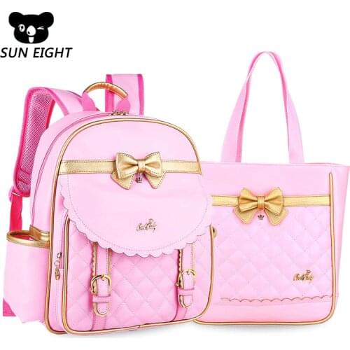 Childrens School Bags Waterproof School Backpack Sweet Girls Schoolbag Cute Princess Lace Bookbag Kids Primary School Backpack