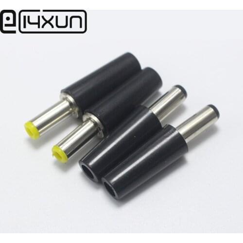 EClyxun 10pcs/lot High Quality Circular Tube 5.5*2.1mm/5.5*2.5mm DC Power male plug Connector,DC Jack adapter Length 14mm long