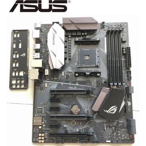 For ASUS ROG STRIX B350-F GAMING motherboard Socket AM4 DDR4 USB3.0 SATA3 USED PC desktop motherboard on sales
