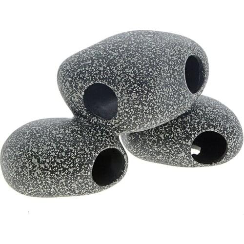 Ceramic Shelters Shrimp Habitat Fishes Breeding Stone Hiding Cave Hideaway Rockery Spawning Tank Decorative Aquarium Accessory