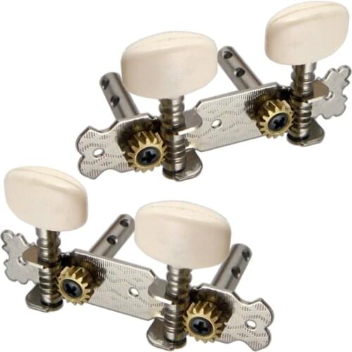 2pcs 2R2L Ukulele Tuning Pegs Tuners Machine Heads for Ukulele Guitar Parts