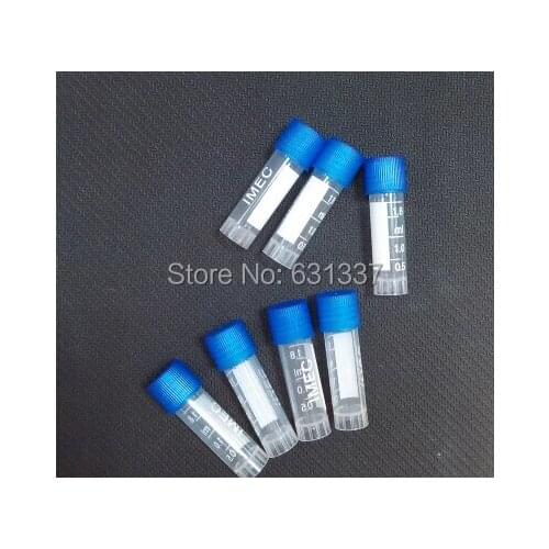 Laboratory Consumable 1.8ml PP cryovial with cover 100pcs/Lot