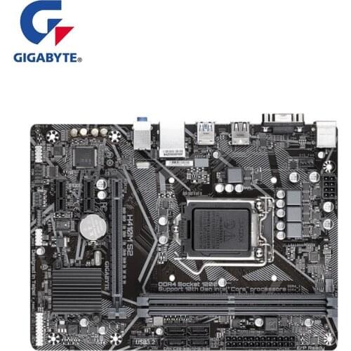 For Gigabyte GA H410M S2 Motherboard LGA 1200 For Intel H410 m.2 nvme Used Desktop Mainboard USB3.0 SATA3