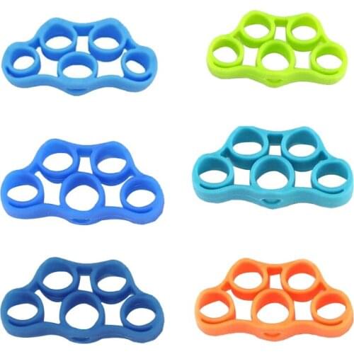 NEW-6 Pack Hand Grip Strengthener, Finger Stretcher,Hand Bands Resistance ,Grip Strength Trainer Exercise and Rock Climbing