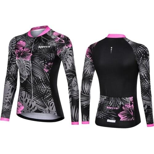 Autumn Cycling Jersey Black Flowers Shirt Pro For Bicycle Team Racing Sports Top Clothing Motorcycle Accessories Camiseta Hombre