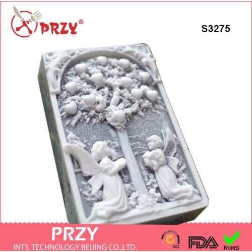 Food grade silicone handmade DIY exquisite life tree soap mold