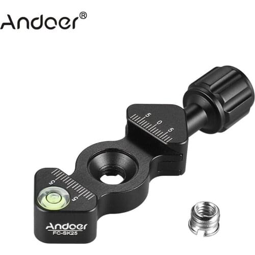 Andoer SmallRig Plate Quick Release Clamp for Arca-Swiss 1/4"&3/8" Screw Hole Tripod Clamp Grips Knob-Type for RSS Kirk Marking