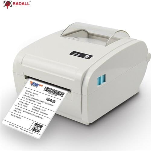 Thermal Label Printer Shipping Logistic 4X6 Barcode Maker USB/Bluetooth Auto Peeling Portable Printer RD-9210
