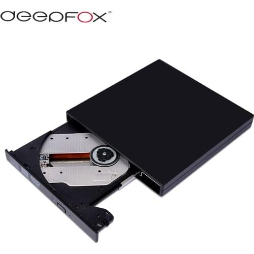 Deepfox USB 3.0 External Optical Drive DVD CD-RW ROM DVD-ROM CD-ROM Burner Drive plug-and-play For PC Mac Laptop Netbook