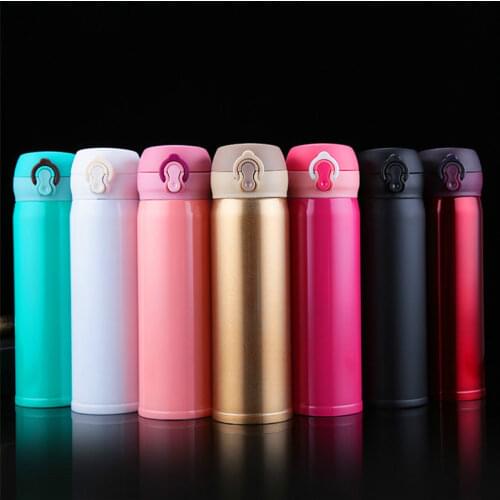 High-grade Stainless Steel Vacuum Flask Water Bottle Business Bounce Cup Outdoor Car Advertising Gift Cup Insulated Bottle