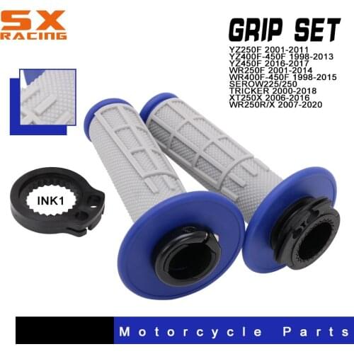 Motorcycle Handlebar Lock-on Grip For Yamaha YZF WRF 250 400F 450F 400-450 YZ250F YZ450F SEROW TRICKER WR 2020 Handle Bar Grips