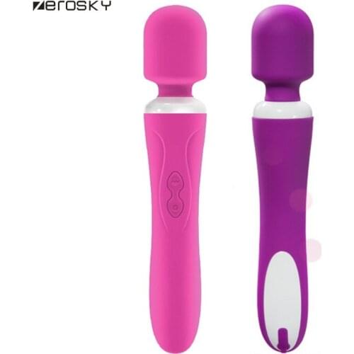 Zerosky Vibrator Portable Multi-Speed Mini Body Personal Massage Wand Vibrator G spot Massage Sex Toys for Women AV Stick