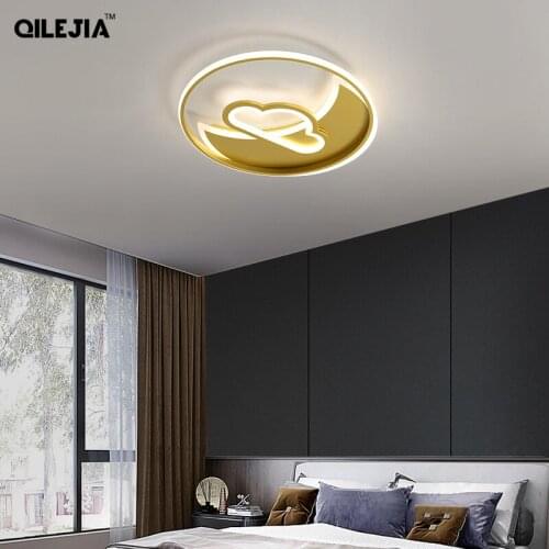 Gold Luxuxy Round Chandelier Lights For Master Bedroom Dining Living Room Modern LED Lamps Indoor Lighting Fixtures AC 90-260V