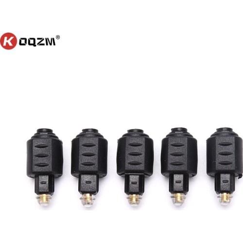1pc Mini Optical Audio Adapter 3.5MM Female Jack To Male Plug For Amplifier For Connecting Devices With Toslink Interface