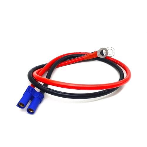 1PCS Power supply Terminal Battery Charger to EC5 female 10awg cable 50cm