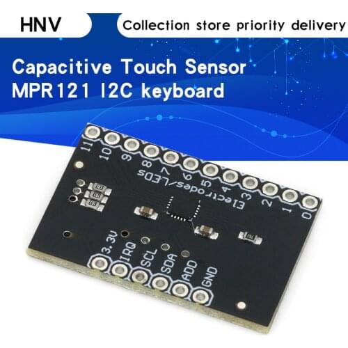 10PCS MPR121 Breakout V12 Capacitive Touch Sensor Controller Module I2C keyboard Development Board