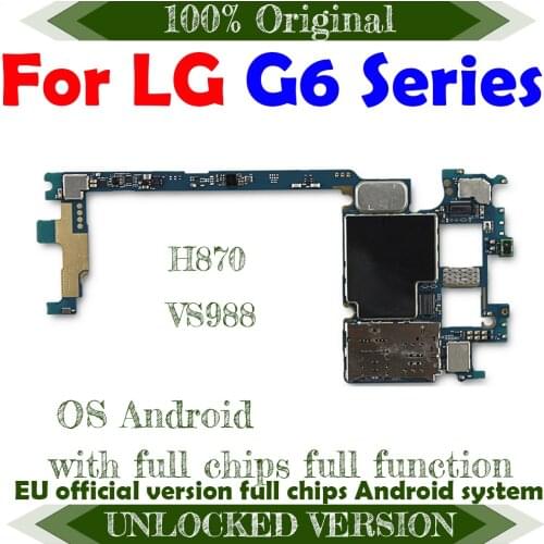 100% Original Unlocked Working For LG G6 H870 VS988 motherboard Test 100% EU Version For LG G6 plate