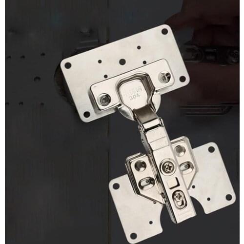 Stainless Steel Hinge Repair Plate for Cabinet Furniture Drawer Cabinet Hinge fix plate Plate Repair Accessory 1PC