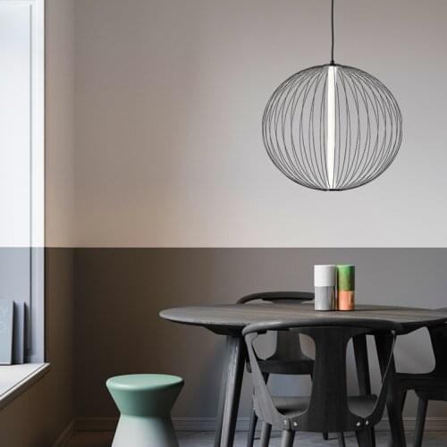 2021 New Nordic Led Pendant Light Constance Luminaire for Dining Room Kitchen Bedside Home Decor Round Hanging Light Fixtures