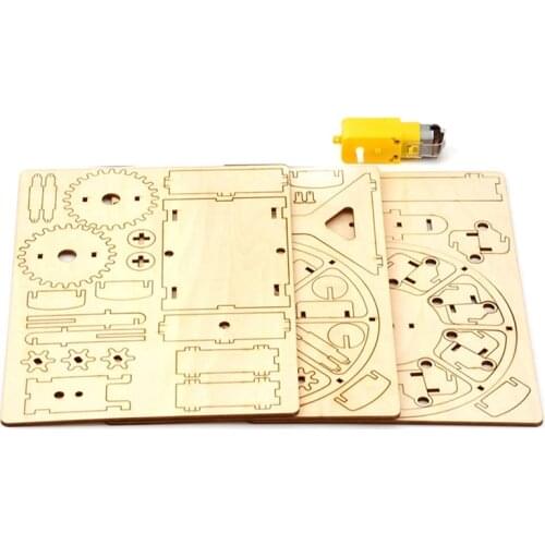 3D DIY Electric Craft Ferris Wheel Puzzle Game Wooden Model Building Kits Science Educational Toys for Kids Gift