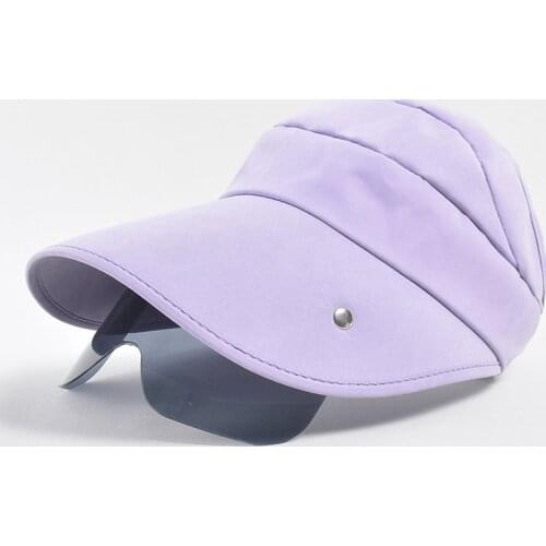 Men And Women Baseball Cap With Glass Sun Hat Beach Hat Fishing Cap Holiday Travel Hats Unisex Snapback Fashion Solid Color Hat