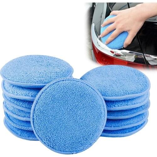 Clean Buffer Car Cleaning Sponge Soft Vehicle Accessories Foam Applicator Car Wax Sponge Dust Remove Auto Care Polishing Pad