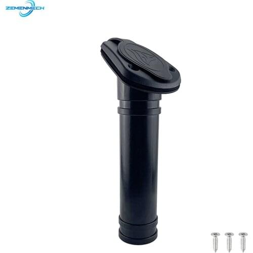 Fishing Rod Holder Nylon Flush Mount Kayak Boat Bracket Rack With Cap Gasket Cover Canoe Marine Tackles Device Accessories