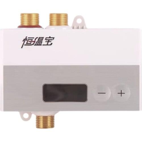 Shower System Thermostatic Water Heater Thermostatic Mixing Valve Digital Display Touch Screen Solar Thermostatic Valve