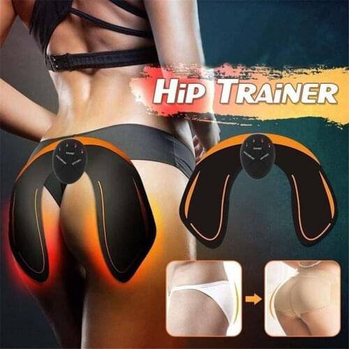 Electric muscle massager Muscle Stimulator ABS Smart Hip Trainer Fitness Builder Buttock Tighter Lifter Vibration Relax Machine