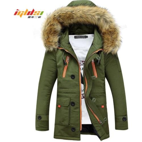 IGLDSI Men's Parkas With A Hood