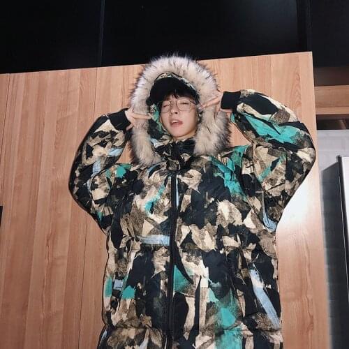 INXYZ Men's Long Parkas