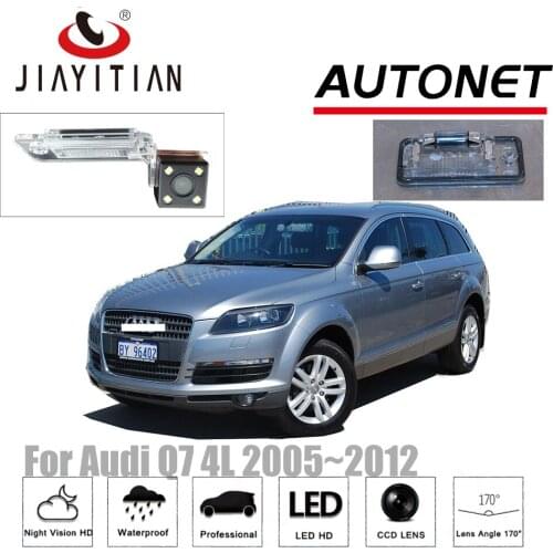 JIAYITIAN Rear View Camera For Audi A6 C6/S6/RS6 2005~2009 CCD 4LEDS Night Vision Backup Parking Assistance license plate camera