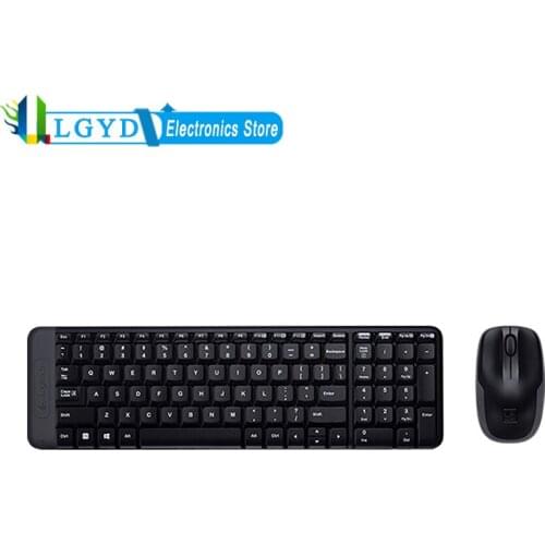Logitech MK220 Wireless Keyboard and Mouse Set Wireless USB Receiver Keyboard & Mouse Mice