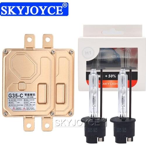 SKYJOYCE Yeaky H7 Xenon Light Kit 35W H1 H3 H11 9005 9006 D2H Auto Headlamp Bulb 4500K 5500K 6500K 35W Canbus HID Xenon Ballast