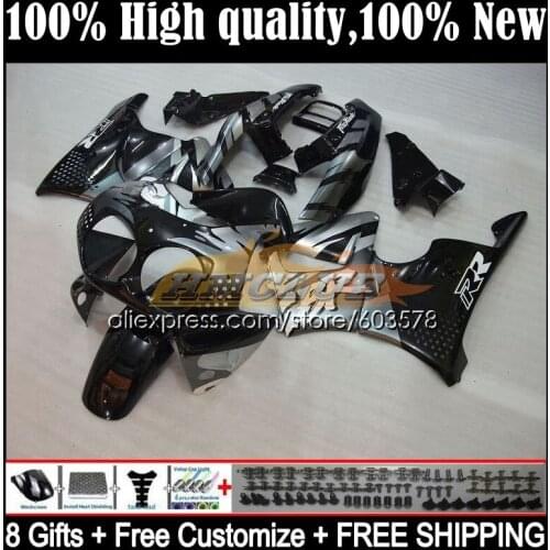 Body For HONDA CBR893RR CBR900RR CBR 893RR 1994 1995 1996 1997 31CL.37 CBR900 CBR893 CBR 893 RR 94 95 96 97 Fairing Black silver