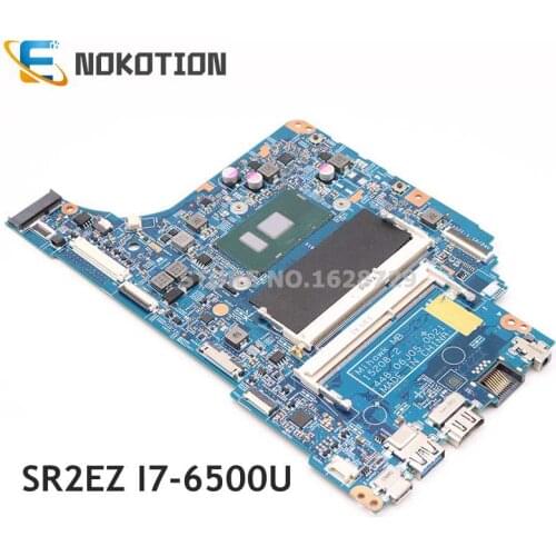 NOKOTION For Acer aspire V3-372 V3-372T Laptop Motherboard SR2EZ I7-6500U CPU 448.06J05.0021 NBG7C11004 NB.G7C11.004