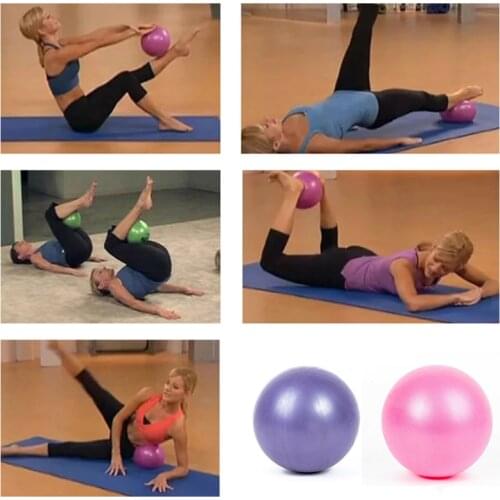 New 25cm Yoga Balls Indoor Slimming Training Ball Balance Ball Home Mini Yoga Ball Pilates Fitness Exercise Stability Ball Women