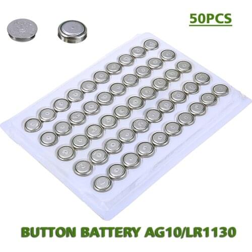New Arrival 1.5V Button Coin Cell Battery LR54 LR1130 SR1130W 189 389 389A Watches Batteries For Clocks Calculators Computers