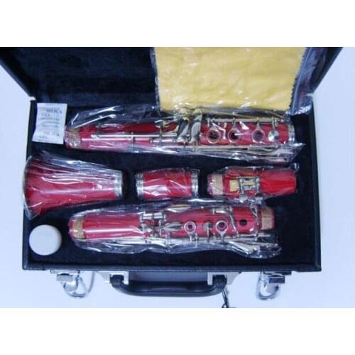 Professional Clarinet Bb Key 17 key Ebonite Clarinet Nickel Plated