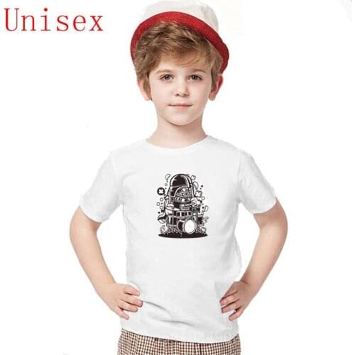 Designer shirt Va-der Drummer boy clothes size 14 or 16 boys Newest fashion kids tshirts boys shorts teenage girls clothing