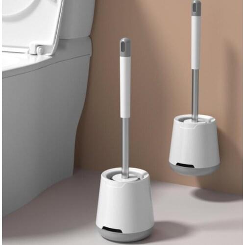 Toilet Cleaning Brush Rubber Head Frame Brush for Bathroom Household Floor Cleaning Bathroom Accessories Toilet Brushs Cleaning