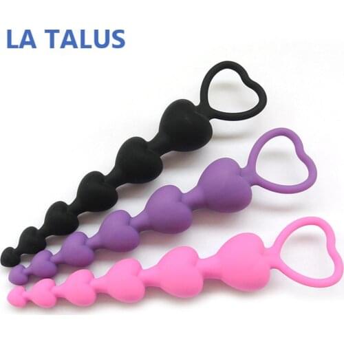 Silicone Anal Beads Balls Butt Plug G-Spot Stimulation Adult Woman Man Sex Toys for woman Anal plug for men and women