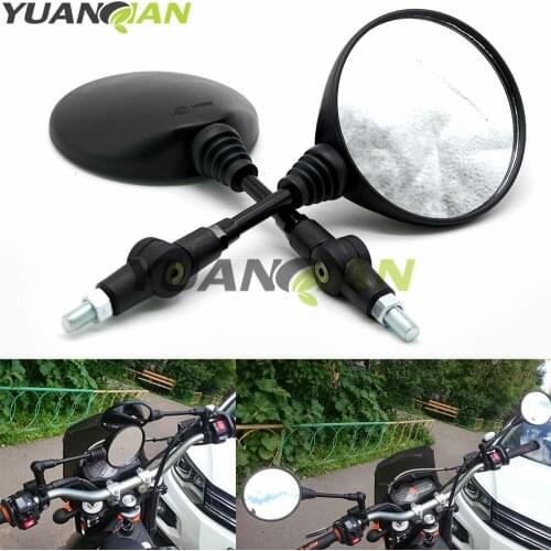 8mm 10mm Universal Motorcycle Mirror Folding Side Mirrors motorbike Rearview Mirror For yamaha Honda Suzuki Kawasaki bmw KTM