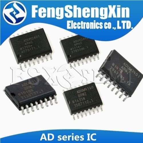 10pcs ADUM2401ARWZ ADUM2401BRWZ ADUM2402BRWZ ADUM2250ARWZ ADUM3160BRWZ ADUM3223BRZ ADUM3401ARWZ ADUM4160BRWZ ADUM4223BRWZ SOP-16