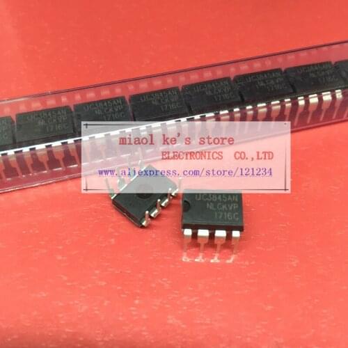 [ 10pcs/lot ] New UC3845N UC3845AN UC3845 UC3845BN DIP8 HIGH PERFORMANCE CURRENT MODE PWM CONTROLLER IC