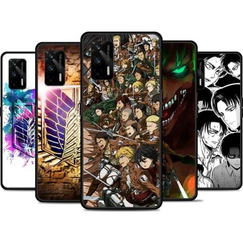 Anime Attack On Titan For Realme 8 GT Neo Flash Edition Explorer Master Q3 Pro Narzo30 C21 C20 C11 C20A C21Y Phone Case