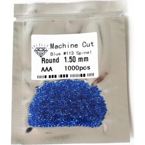 Hot sale 1mm-3mm 113# spinel 106# spinel black spinel cz gemstone