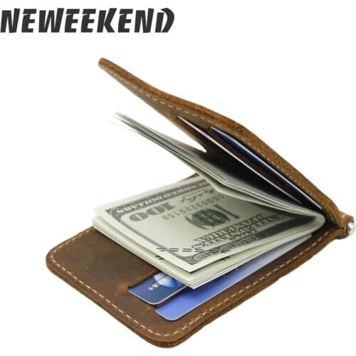 Neweekend Mens Money Clip Wallets