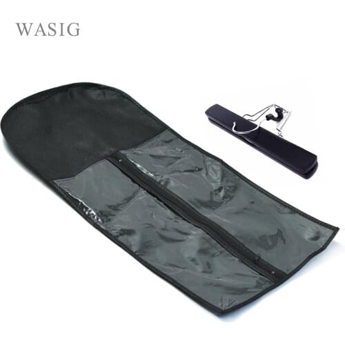 Hair Extensions Carrier Storage Non-Woven Suit Case Bag Package With Wooden Hanger for Virgin Hair Weft & Clip in Hair Extension